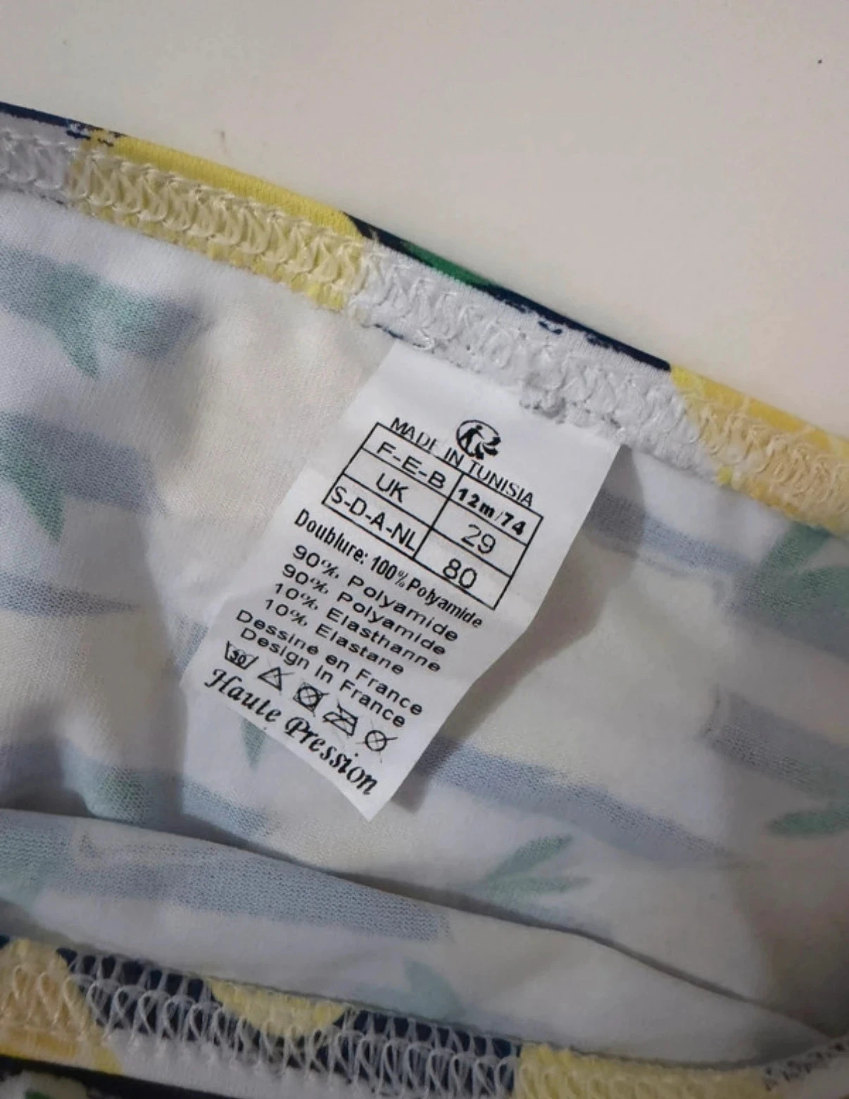 Lote de 2 bañadores para bebé niña 12 meses – photo 8